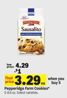 Meijer Pepperidge Farm Cookies offer