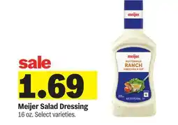 Meijer Meijer Salad Dressing offer