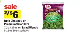 Meijer Dole Chopped or Premium Salad Kits 7.1-13.25 oz. or Salad Blends 5-12 oz offer