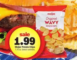 Meijer Meijer Potato Chips offer