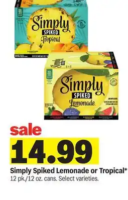 Meijer Simply Spiked Lemonade offer