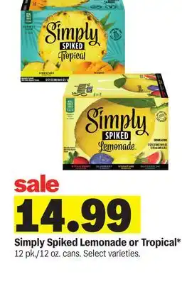 Meijer Simply Spiked Lemonade offer