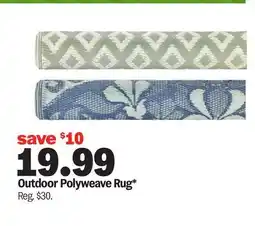 Meijer Outdoor Polyweave Rug offer