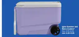 Meijer Igloo Summer and Retro Coolers offer