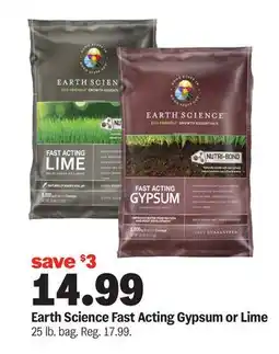 Meijer Earth Science Fast Acting Gypsum or Lime offer