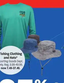 Meijer Fishing Clothing and Hats offer