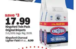 Meijer Kingsford Twin Pack Original Briquets offer