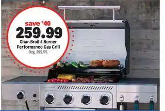 Meijer Char-Broil 4 Burner Performance Gas Grill offer