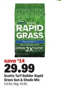 Meijer Scotts Turf Builder Rapid Grass Sun & Shade Mix offer