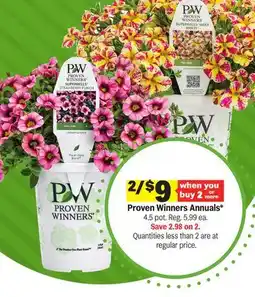 Meijer Proven Winners Annuals offer