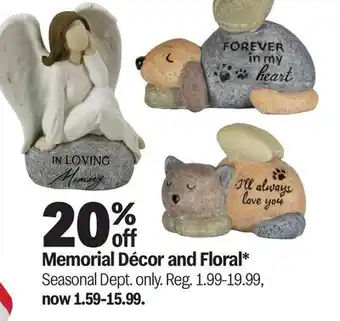 Meijer Memorial Décor and Floral offer