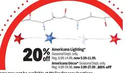 Meijer Americana Lighting offer