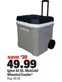 Meijer Igloo 62 Qt. MaxCold Wheeled Cooler offer