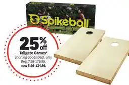 Meijer Tailgate Games offer
