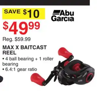 Dunham's Sports MAX X BAITCAST REEL offer