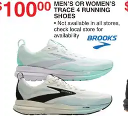 Dunham's Sports BROOKS MEN'S OR WOMEN'S TRACE 4 RUNNING SHOES offer