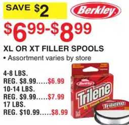 Dunham's Sports XL OR XT FILLER SPOOLS offer