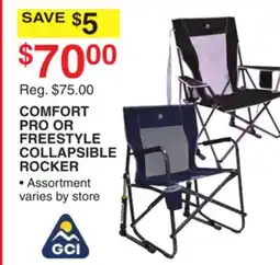 Dunham's Sports COMFORT PRO OR FREESTYLE COLLAPSIBLE ROCKER offer