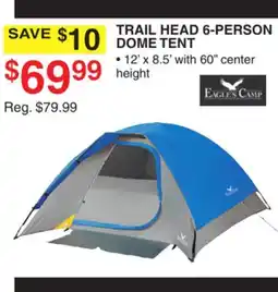 Dunham's Sports TRAIL HEAD 6-PERSON DOME TENT offer