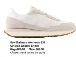 Dunham's Sports NEW BALANCE WOMEN'S 237 ATHLETIC CASUAL SHOES offer