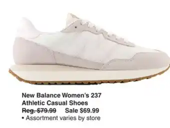 Dunham's Sports NEW BALANCE WOMEN'S 237 ATHLETIC CASUAL SHOES offer