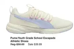 Dunham's Sports PUMA YOUTH GRADE SCHOOL ESCAPADE ATHLETIC SHOES offer