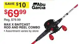Dunham's Sports ABU GARCIA MAX X BAITCAST ROD AND REEL COMBO offer