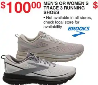 Dunham's Sports BROOKS MEN'S OR WOMEN'S TRACE 3 RUNNING SHOES offer