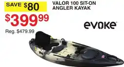 Dunham's Sports EVOKE VALOR 100 SIT-ON ANGLER KAYAK offer