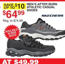 Dunham's Sports SKECHERS MEN'S AFTER BURN ATHLETIC CASUAL SHOES offer