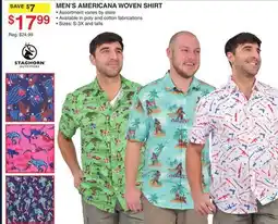Dunham's Sports MEN'S AMERICANA WOVEN SHIRT offer