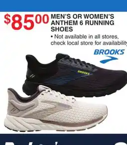 Dunham's Sports BROOKS MEN'S OR WOMEN'S ANTHEM 6 RUNNING SHOES offer