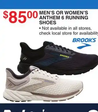 Dunham's Sports BROOKS MEN'S OR WOMEN'S ANTHEM 6 RUNNING SHOES offer