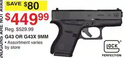 Dunham's Sports G43 OR G43X 9MM offer