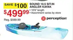 Dunham's Sports SOUND 10.5 SIT-IN ANGLER KAYAK offer