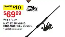 Dunham's Sports MAX SX SPINNING ROD AND REEL COMBO offer