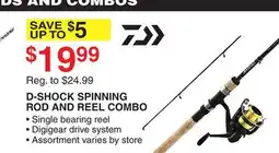 Dunham's Sports D-SHOCK SPINNING ROD AND REEL COMBO offer