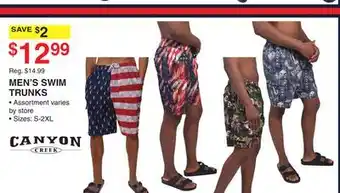 Dunham's Sports MEN'S SWIM TRUNKS offer