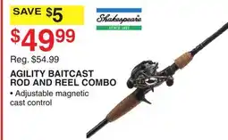 Dunham's Sports AGILITY BAITCAST ROD AND REEL COMBO offer