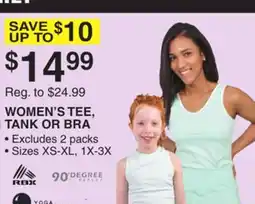 Dunham's Sports WOMEN'S TEE, TANK OR BRA offer