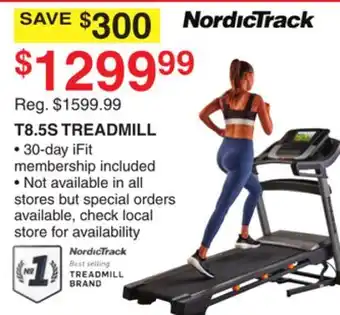 Dunham's Sports NORDICTRACK T8.5S TREADMILL offer
