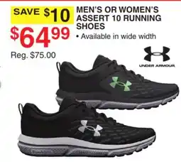 Dunham's Sports UNDER ARMOUR MEN'S OR WOMEN'S ASSERT 10 RUNNING SHOES offer