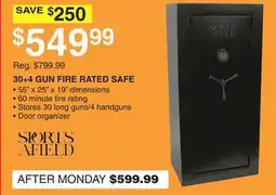 Dunham's Sports SPORTS AFIELD 30+4 GUN FIRE RATED SAFE offer
