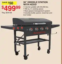 Dunham's Sports BLACKSTONE 36 GRIDDLE STATION WITH HOOD offer