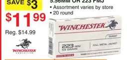 Dunham's Sports WINCHESTER 5.56MM OR 223 FMJ offer