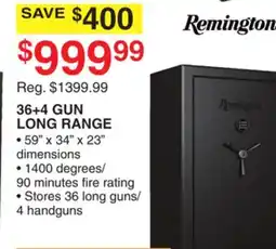 Dunham's Sports 36 + 4 GUN LONG RANGE offer