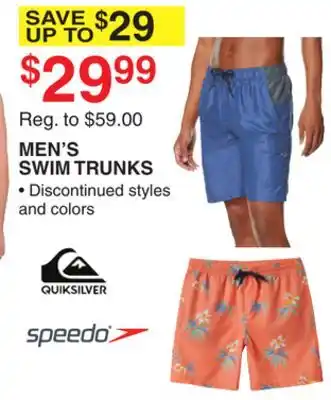 Dunham's Sports MEN'S SWIM TRUNKS offer