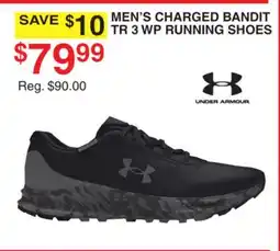 Dunham's Sports UNDER ARMOUR MEN'S CHARGED BANDIT TR 3 WP RUNNING SHOES offer