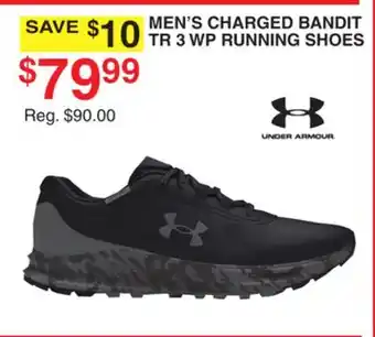 Dunham's Sports UNDER ARMOUR MEN'S CHARGED BANDIT TR 3 WP RUNNING SHOES offer