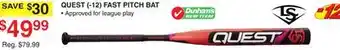 Dunham's Sports QUEST (- 12) FAST PITCH BAT offer